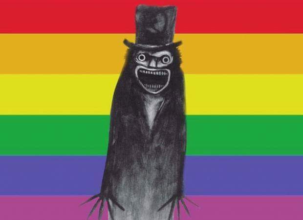The meme features a cartoon image of the Boogeyman, a supernatural entity from folklore, with a menacing grin. The image is captioned "When you're trying to be scary but you're actually just a big ol' softie". The text is written in a playful, tongue-in-cheek tone, implying that the Boogeyman's intimidating appearance is actually a cover for its own vulnerability.